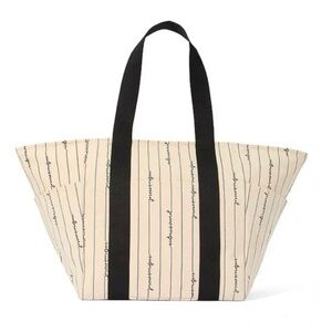 NWOT Victorias Secret Logo Canvas Tote Bag